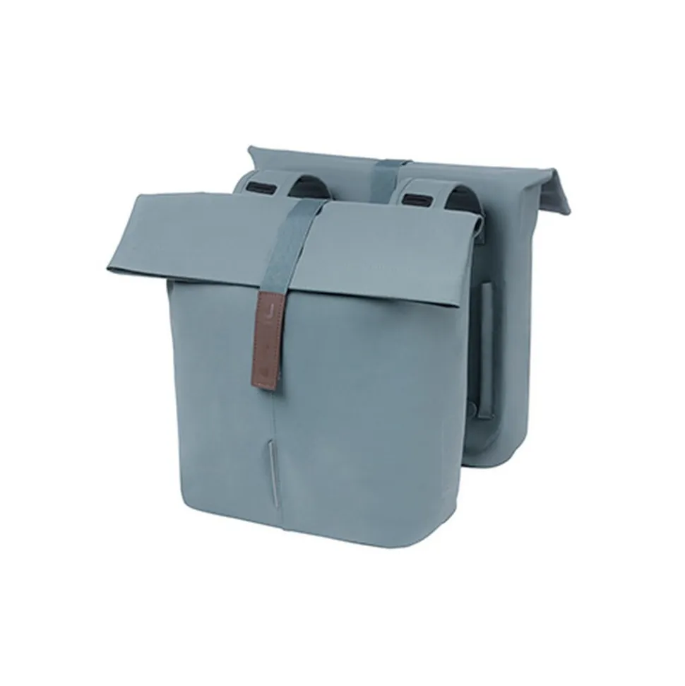 BASIL Doppelpacktasche "City", graphite blue