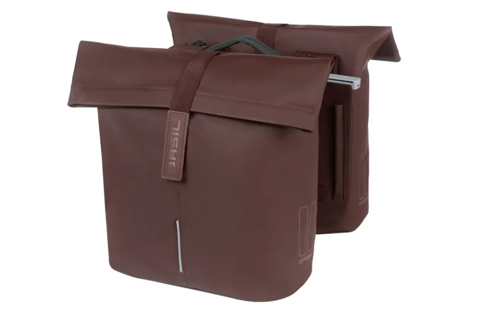 BASIL Doppelpacktasche "City Double Pannier Bag MIK 2.0" , rostrot
