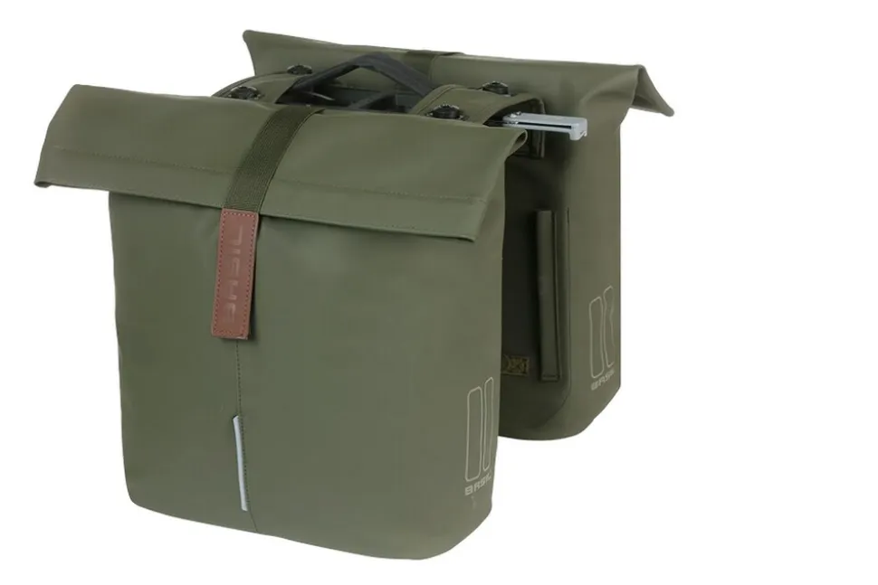 BASIL Doppelpacktasche "City Double Pannier Bag MIK 2.0" , moosgrün