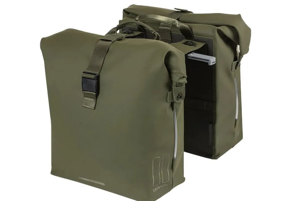 BASIL Doppelpacktasche "Soho Nordlicht MIK 2.0", moss green