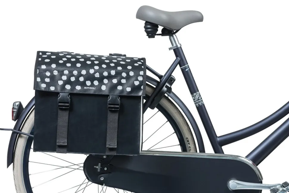 BASIL Doppelpacktasche "Urban Load",schwarz/weiß