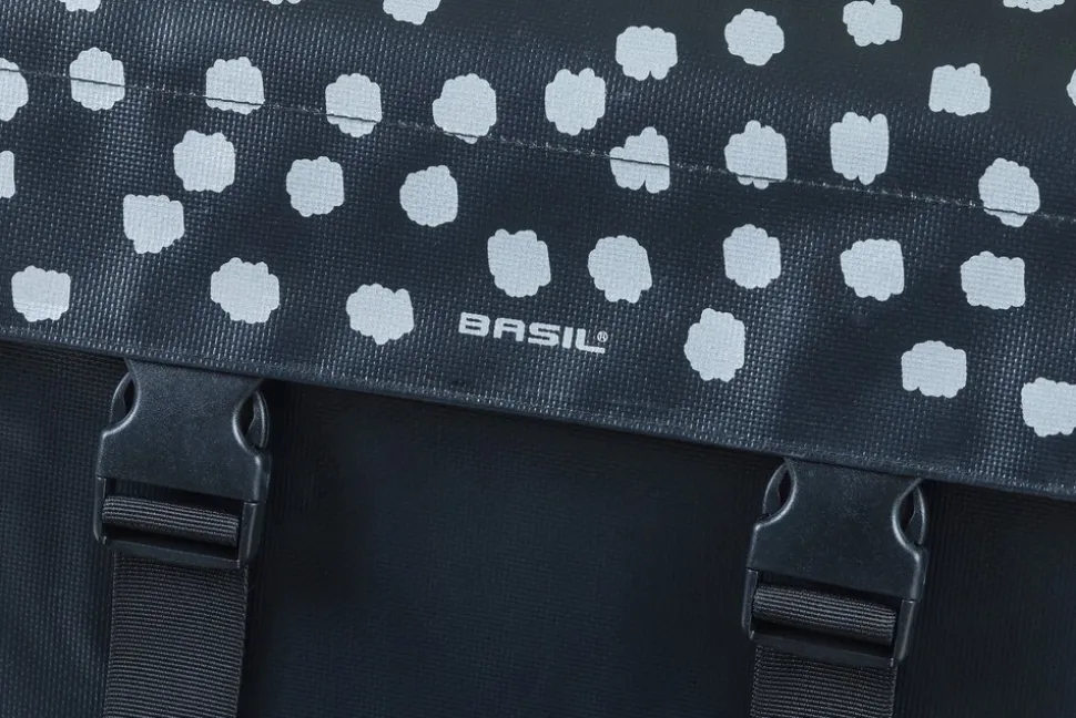 BASIL Doppelpacktasche "Urban Load",schwarz/weiß