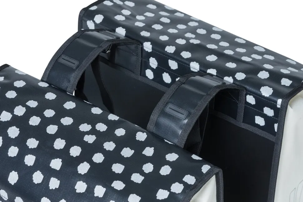 BASIL Doppelpacktasche "Urban Load",schwarz/weiß