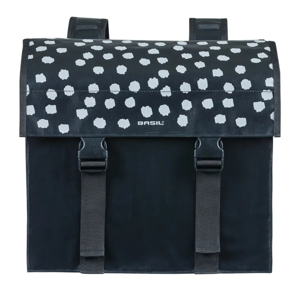 BASIL Doppelpacktasche "Urban Load",schwarz/weiß