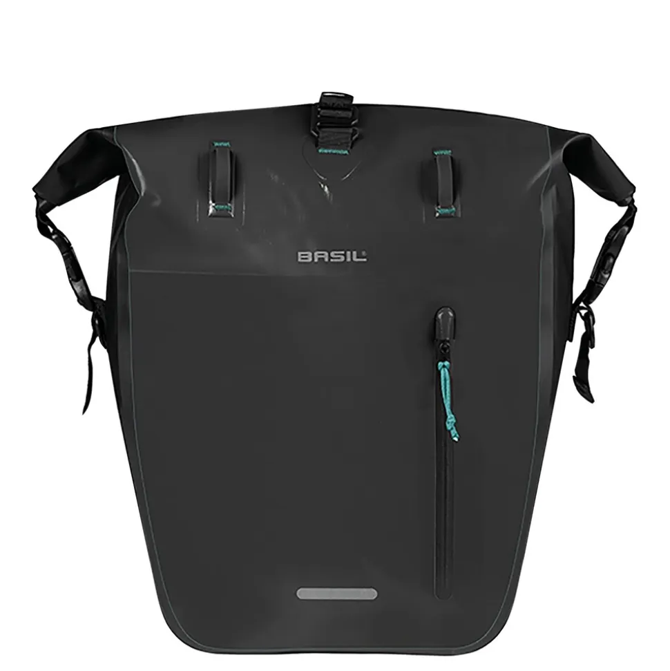 BASIL Fahrrad-Einzelpacktasche Rivo M MIK Hooks, schwarz