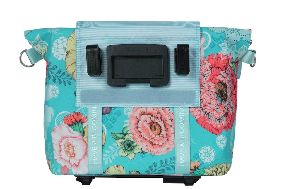BASIL Fahrradhandtasche "Bloom Field MIK KF Haken", sky blue
