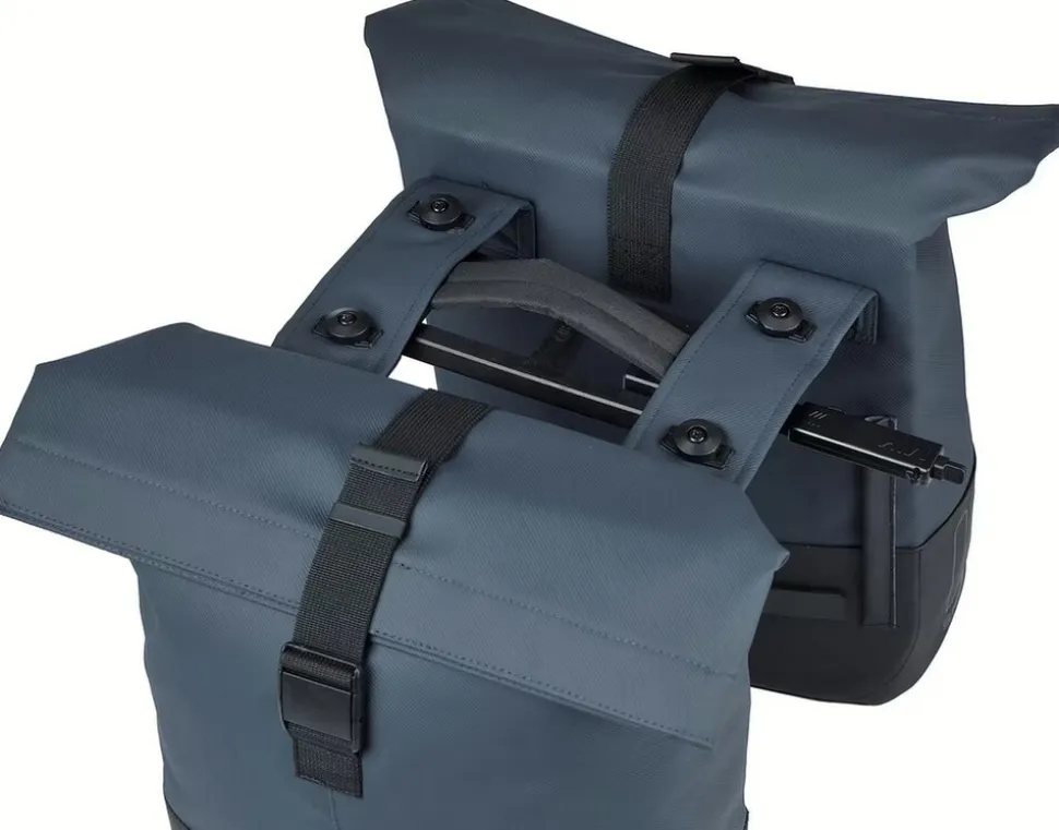 BASIL Gepäckträger- Fahrradtasche "Cove MIK", blau