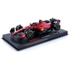 Bburago 18-36835L - Modellauto - F1 Ferrari SF-23 #16 Leclerc (mit Helm, Maßstab 1:43) Formel 1