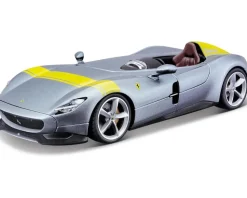 Bburago 18-36912 - Modellauto - Ferrari Monza SP1 Signature Edition (silber, Maßstab 1:43)
