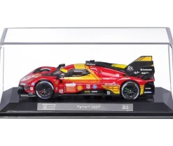 Bburago 18-36316 - Modellauto - Ferrari 499P LMH #50 '24 (Maßstab 1:43) Hardcase Auto Sammler