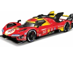 Bburago 18-16303 - Modellauto - Ferrari 499P LMH #50 '24 (Maßstab 1:18) Sammler Auto Motorsport