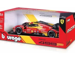 Bburago 18-16303 - Modellauto - Ferrari 499P LMH #50 '24 (Maßstab 1:18) Sammler Auto Motorsport