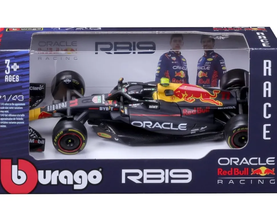 Bburago 18-38082 - Modellauto - Red Bull Racing F1 RB19 Perez #11 (Maßstab 1:43) Formel 1