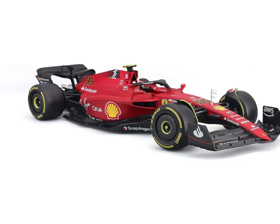 Bburago 18-16812S - Modellauto - F1 Ferrari SF-23, 2023 Sainz (Maßstab 1:18) Formel 1 Auto