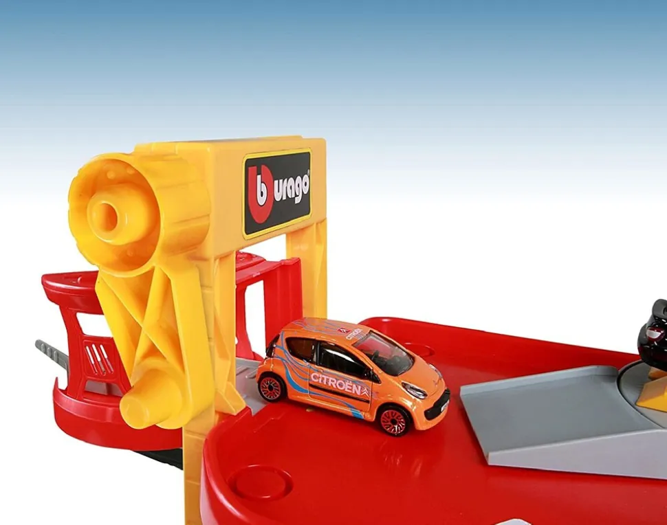 Bburago 18-30025 - Spielset - Street Fire Parkgarage Spielgarage Parkhaus Spielzeugautos