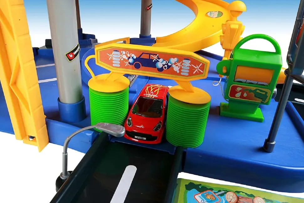Bburago 18-30025 - Spielset - Street Fire Parkgarage Spielgarage Parkhaus Spielzeugautos