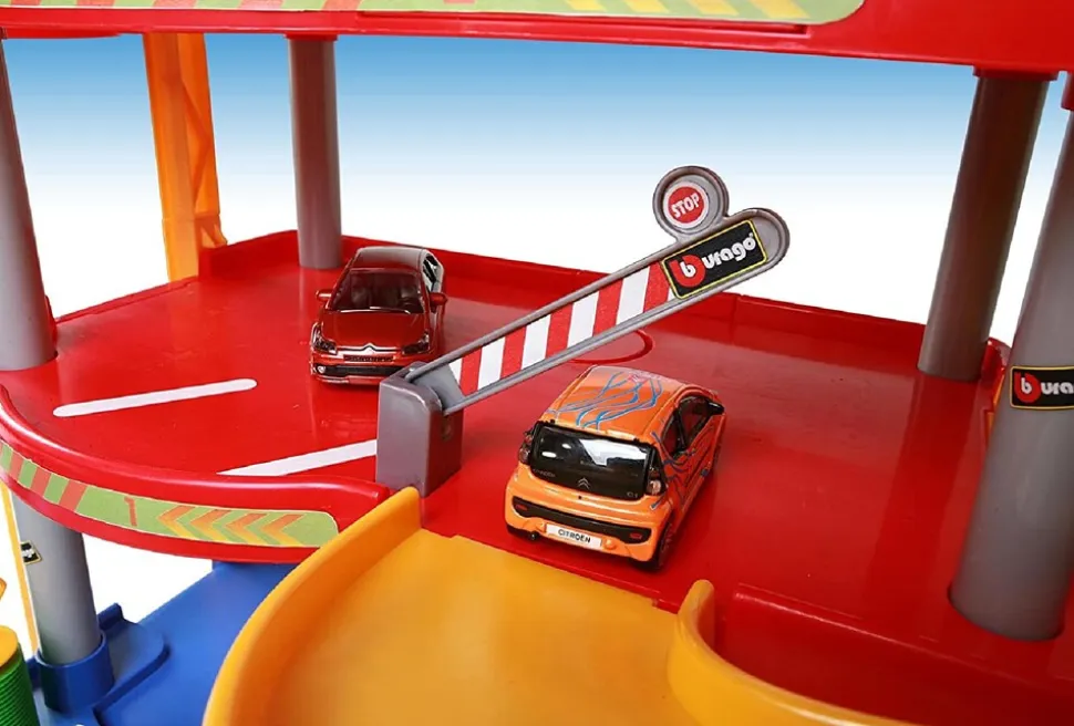 Bburago 18-30025 - Spielset - Street Fire Parkgarage Spielgarage Parkhaus Spielzeugautos