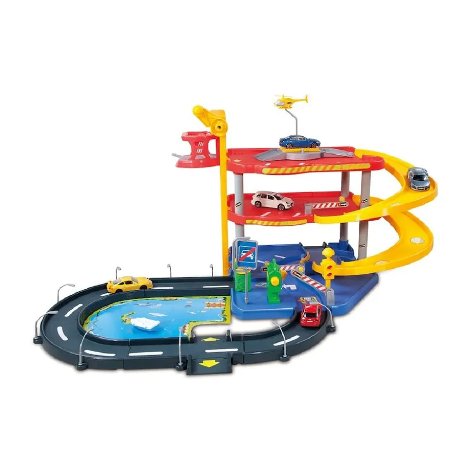 Bburago 18-30025 - Spielset - Street Fire Parkgarage Spielgarage Parkhaus Spielzeugautos