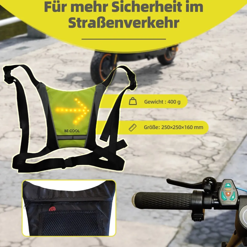 BE COOL Softpocket mit LED-Signalelement BC250PK02
