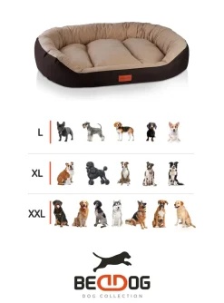 BedDog Hundebett Grosse Hunde Hundekissen Hundekorb Ovales Hundekörbchen
