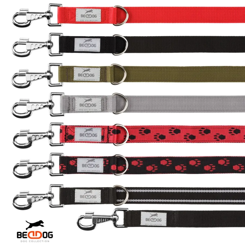 BedDog Hundeleine SPIKE verstellbar in 3 Längen Führleine, Laufleine