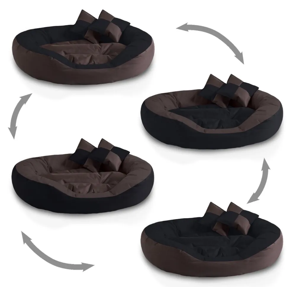 BedDog 4in1 Hundebett SABA großes Hundekörbchen abwischbar Hundekissen