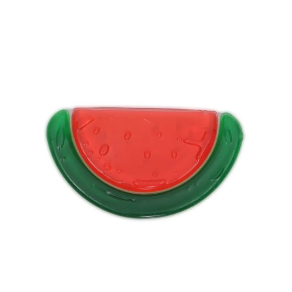 Beißring Wassermelone T1184, Kühlbeißring als Zahnungshilfe massiert ab 3 Monate