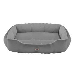 BENNO® Hundebett SAMMY 65x50x16 cm, quadratisch, Polyester, rutschfest, inkl. Kauknochen