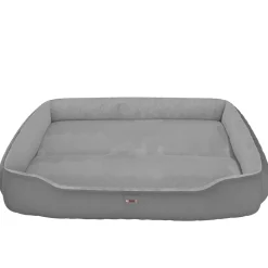 BENNO® Hundebett SAMMY 95x75x18 cm, quadratisch, Polyester, maschinenwaschbar, rutschfest, inkl. Kauknochen