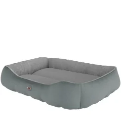 BENNO® Hundebett SAMMY 80x65x17 cm, quadratisch, Polyester, rutschfest, inkl. Kauknochen