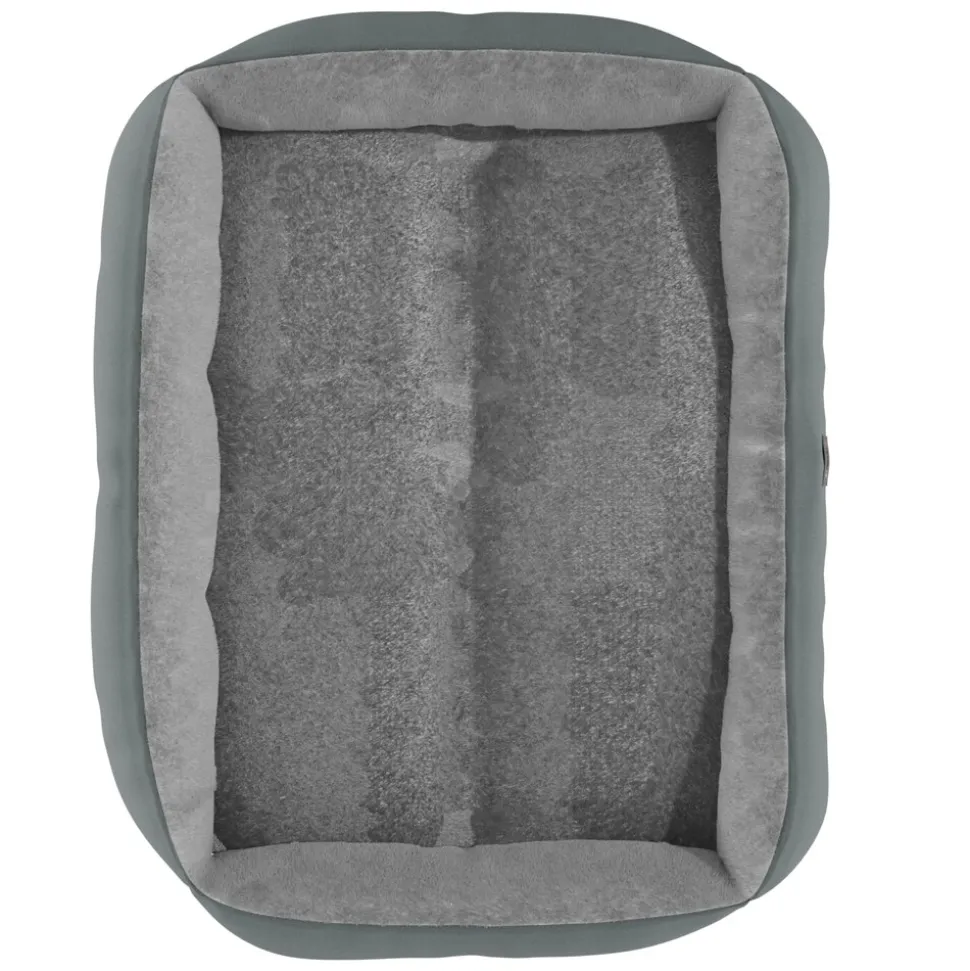 BENNO® Hundebett SAMMY 80x65x17 cm, quadratisch, Polyester, rutschfest, inkl. Kauknochen