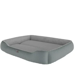 BENNO® Hundebett SAMMY 95x75x18 cm, quadratisch, Polyester, maschinenwaschbar, rutschfest, inkl. Kauknochen
