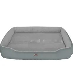 BENNO® Hundebett SAMMY 95x75x18 cm, quadratisch, Polyester, maschinenwaschbar, rutschfest, inkl. Kauknochen
