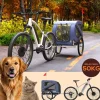 BENNO® Hundefahrradanhänger LUNA Kleintierfahrradanhänger Buggy faltbar, blau