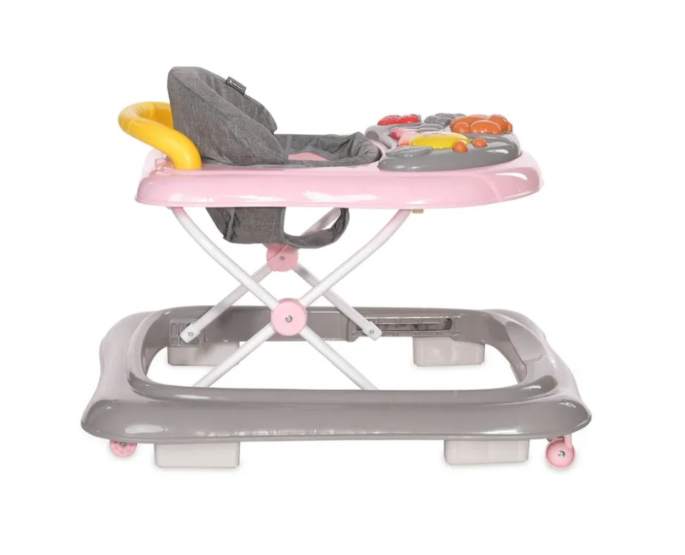 Bertoni Lauflernhilfe My Buggy Spielcenter Musik Treppenstopper höhenverstellbar rosa