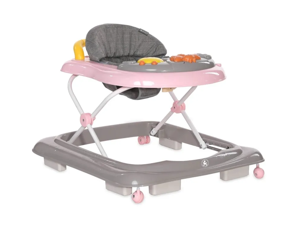 Bertoni Lauflernhilfe My Buggy Spielcenter Musik Treppenstopper höhenverstellbar rosa