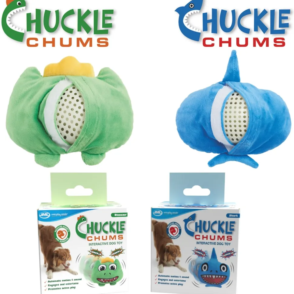 Best Direct® Interaktives Plüsch Hundespielzeug - Kauspielzeug Chuckle Chums