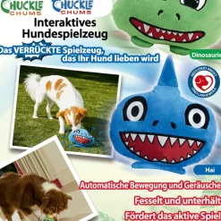Best Direct® Interaktives Plüsch Hundespielzeug - Kauspielzeug Chuckle Chums