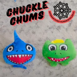 Best Direct® Interaktives Plüsch Hundespielzeug - Kauspielzeug Chuckle Chums