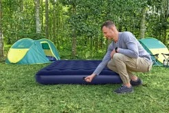 Bestway Doppelluftbett mit integrierter Fußpumpe 203 x 152 x 28 cm