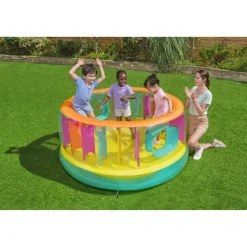Bestway Hüpfburg BounceJam Kinder Indoor Outdoor 180cm Springburg Hüpfmatte