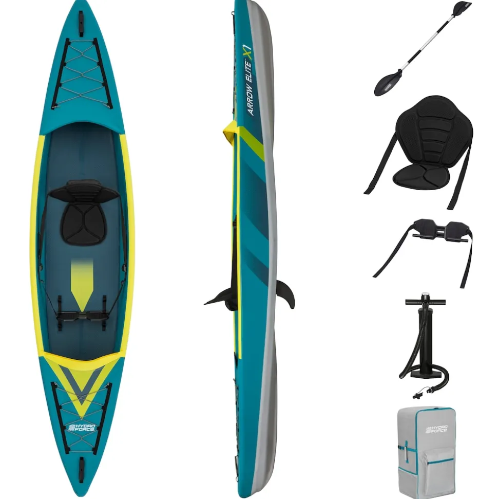 Bestway Hydro Force Arrow Elite X1 Touring Kajak Set 365 cm Kayak mit Zubehör