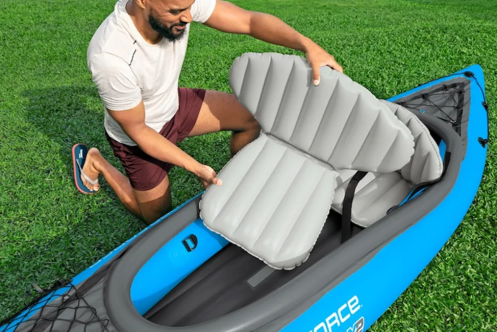 Bestway Hydro Force Cove Champion X2 Touring Kajak Set für 2 Personen Kayak Ruderboot