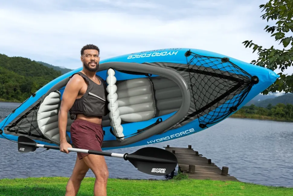 Bestway Hydro Force Cove Champion X2 Touring Kajak Set für 2 Personen Kayak Ruderboot