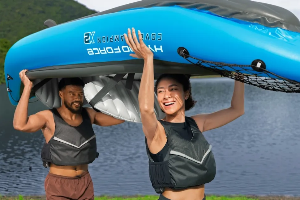 Bestway Hydro Force Cove Champion X2 Touring Kajak Set für 2 Personen Kayak Ruderboot