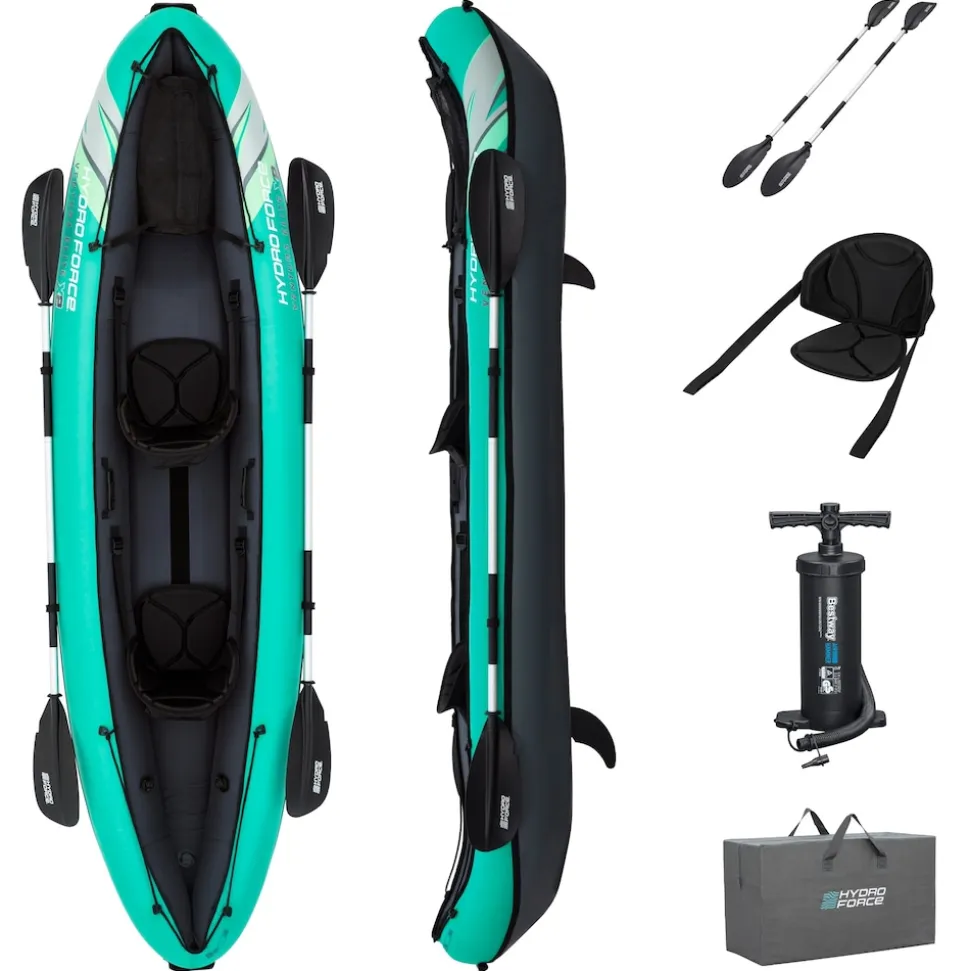 Bestway Hydro Force Ventura Elite X2 Kajak Set für 2 Personen 330 cm Kayak