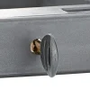 Bügelschloss mit Fingerabdrucksensor, inkl. 2 Laser-Cut Schlüssel, inkl. Li-Ionen Akku, aufladbar per USB-C, inkl. Rahmenhalterung, Gummiummantelung