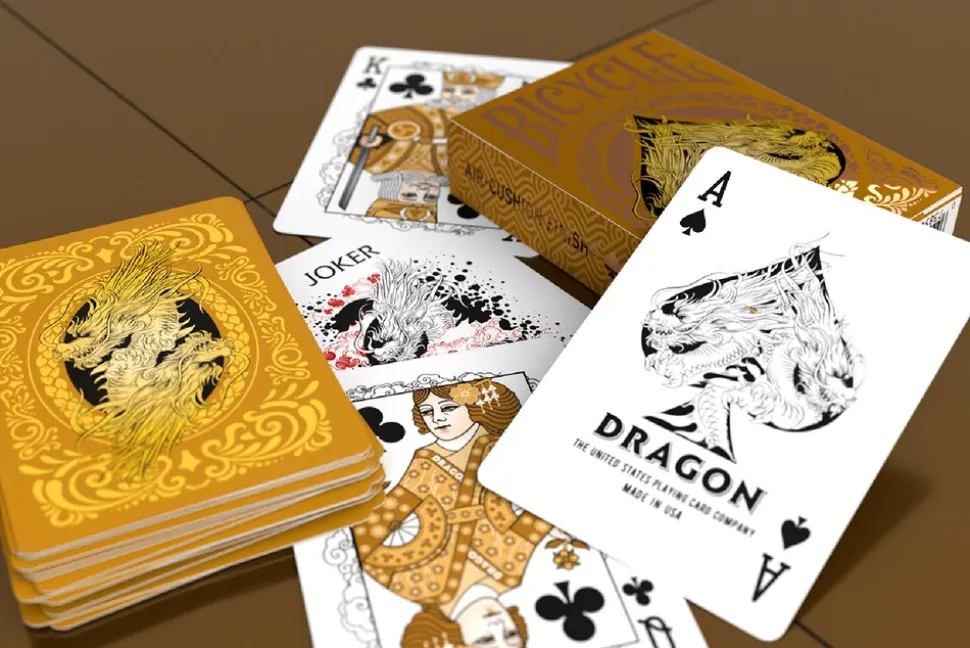 Bicycle® Kartendeck - Gold Dragon Kartenspiel Spielkarten Pokerkarten Single Deck