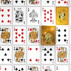 Bicycle® Kartendeck - Gold Dragon Kartenspiel Spielkarten Pokerkarten Single Deck
