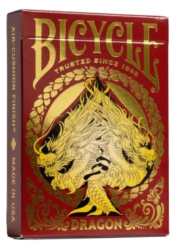 Bicycle® Kartendeck - Red Dragon Kartenspiel Spielkarten Pokerkarten Single Deck